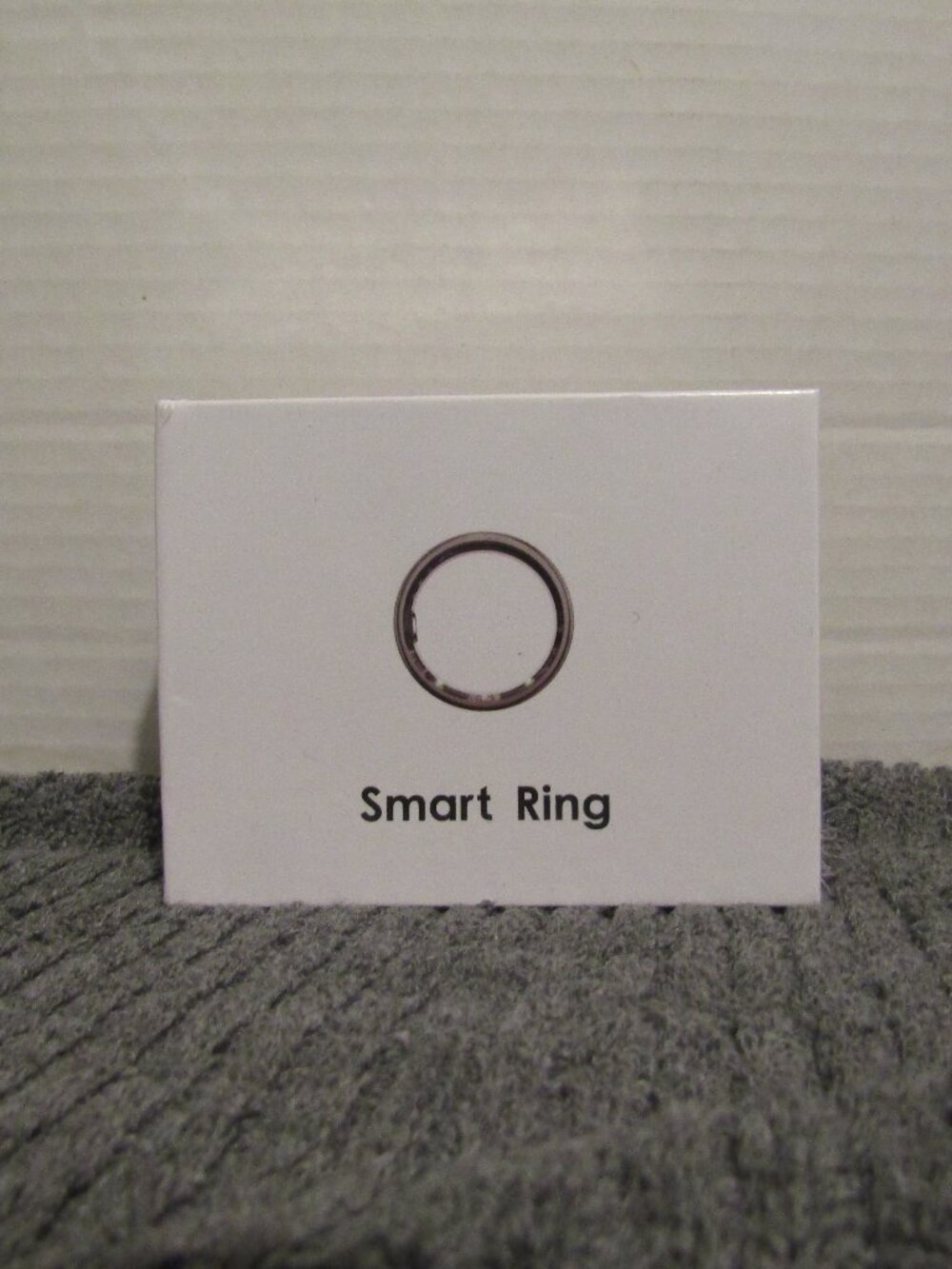 Smart Health Ring for Women Men, Vibration Alert, Touch Control, Fitness Tracker
